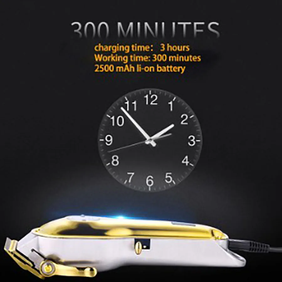 Профессиональная машинка для стрижки волос Kemei полностью металлический