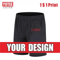 yotee mens shorts summer breeches 2021 thin nylon 12 middle pants logo custom embroidery quick drying mens beach shorts