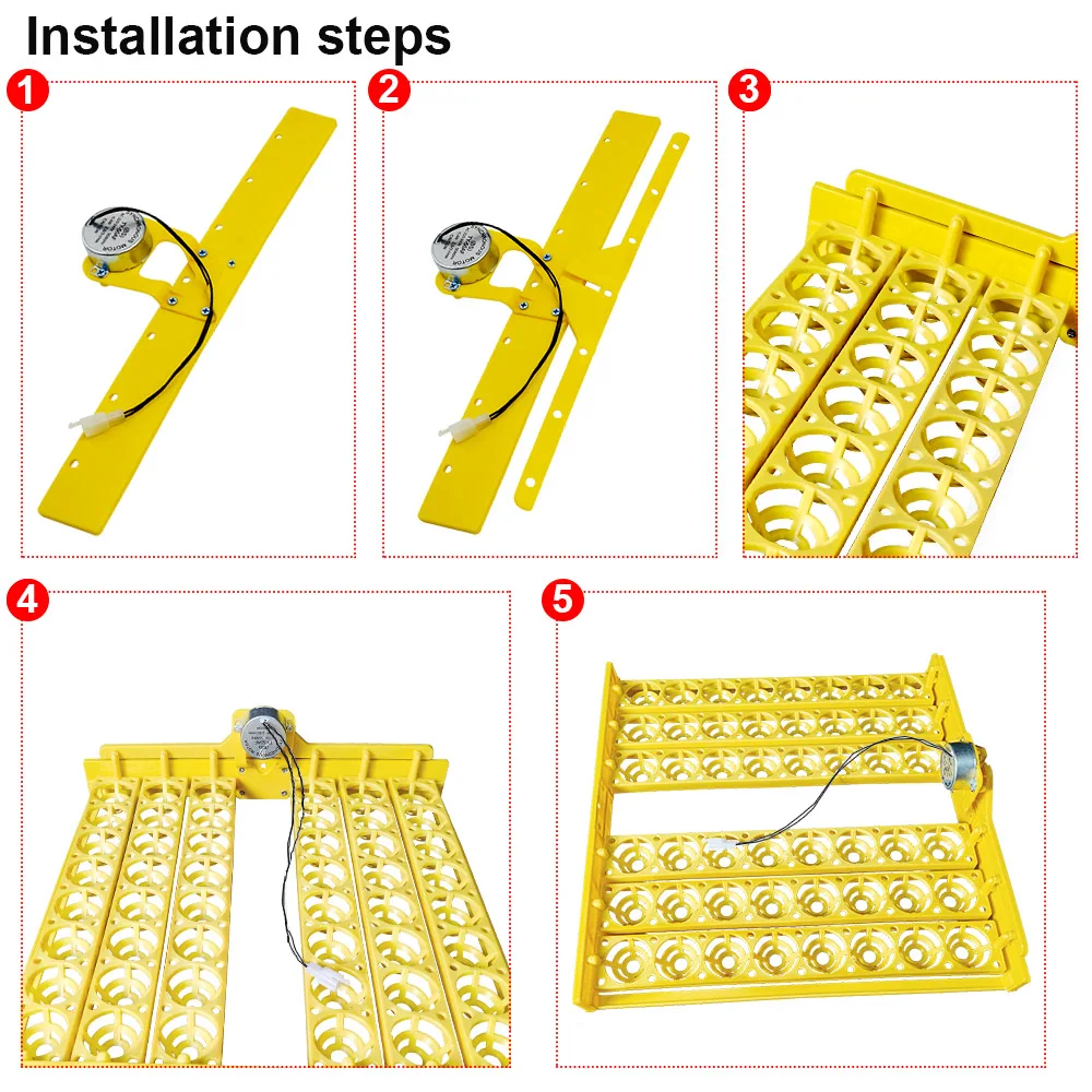 Автоматический инкубатор для яиц поднос 48 двигатель 12 В новое домашнее