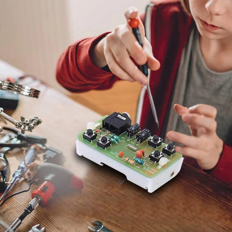 76MHz-108MHz Stereo FM Radio Receiver Module DIY Electronic Soldering Kit Circuit PCB Board Solder Practice Project | Электроника