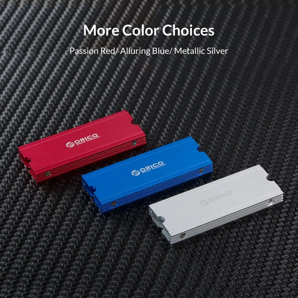 Радиатор ORICO для теплоотвода радиатор SSD охлаждения M.2 NGFF 2280 PCI-E NVME кулер |