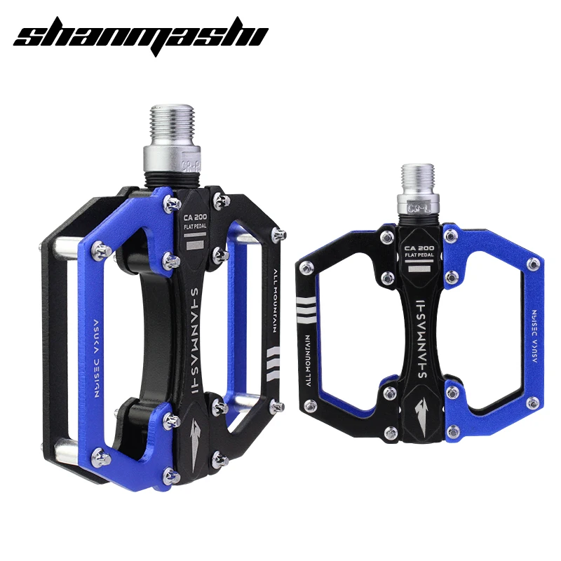Велосипедные педали SMS из алюминиевого сплава Нескользящие широкие с