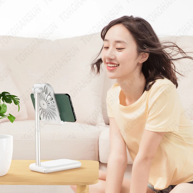 2020 Настольный держатель для планшета с охлаждающим вентилятором стол Клетка