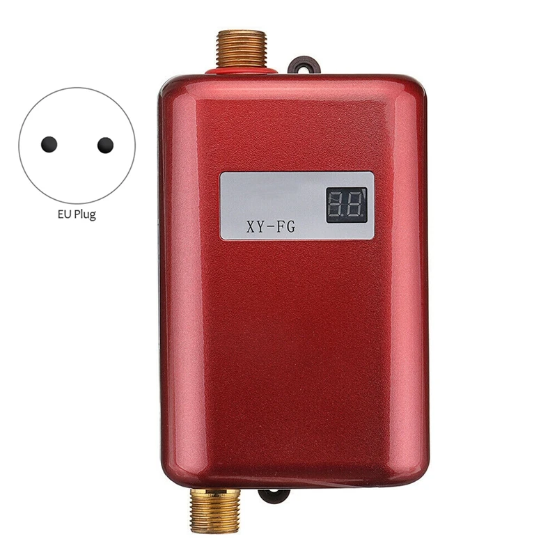 Мини-нагреватель горячей воды 3800 Вт без резервуара с дисплеем температуры