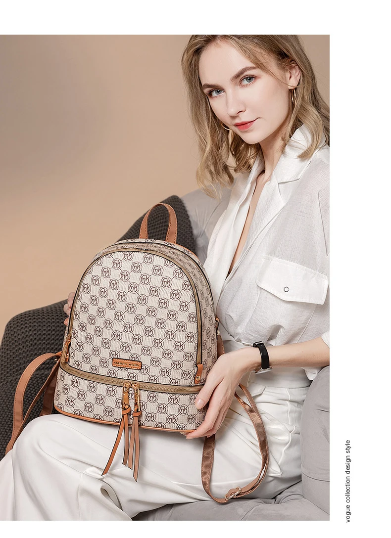 MARRY KORS кожаный женский рюкзак MK школьные сумки для девочек-подростков стильный студенческий рюкзак женский рюкзак Mochilas Feminina