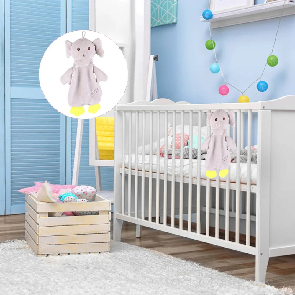 

1Pc Baby Soothe Towel Infant Appease Towel Elephant Comfort Bib Hand Towel