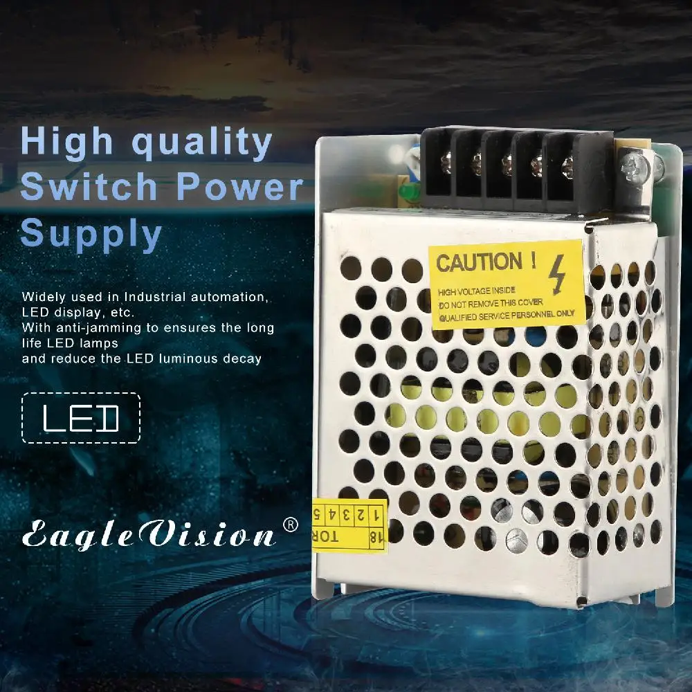 Адаптер питания 220 В на 12 постоянного тока адаптер Светодиодная лента светильник