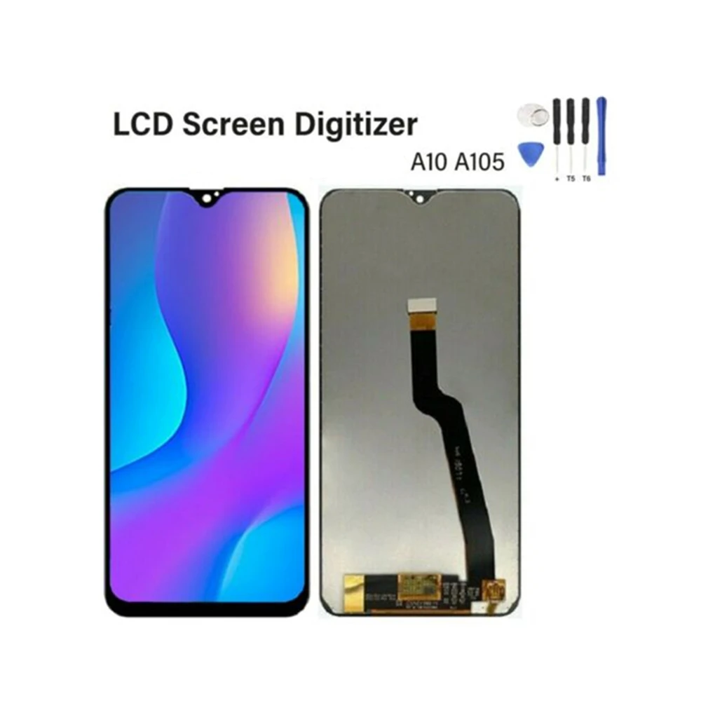 

Экран в сборе для Samsung Galaxy A10 A105 A105M ЖК-дисплей сенсорный экран дигитайзер Замена 1 шт.