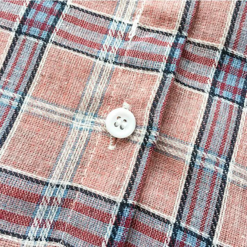 

Shirts Women Ulzzang Soft Long Sleeve Female Students Korean Style Casual Loose Plaid Couple Clothes Womens Clothing Chic Casual