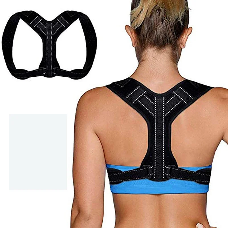 

Upper Back Posture Corrector Adjustable Clavicle Brace Correct Shoulder Posture Support Strap Clavicle Correction Belt