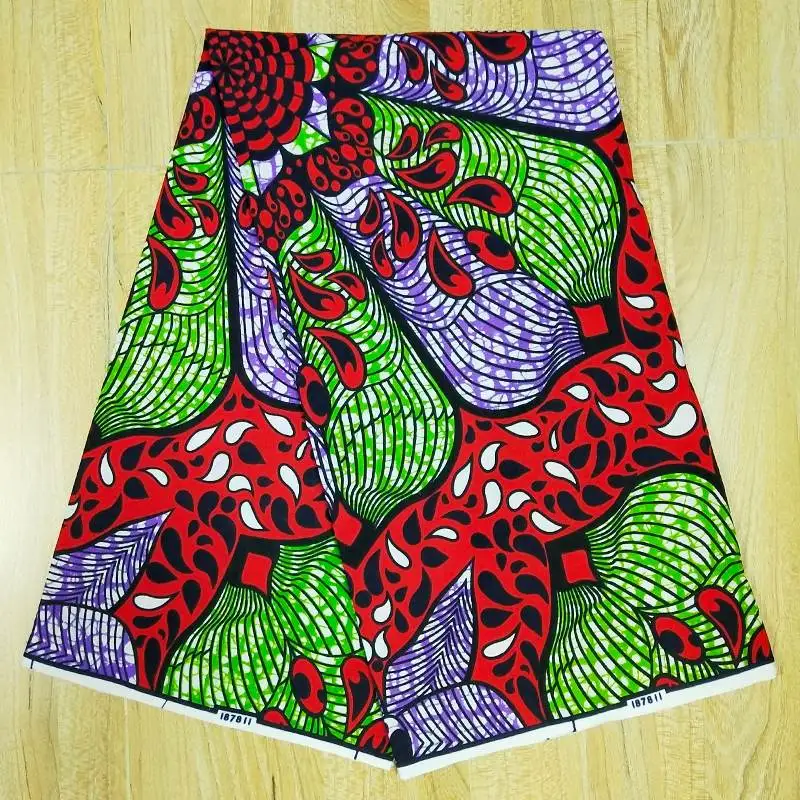 Настоящий воск высокое качество 6 ярдов африканская анкарская Ткань для шитья |