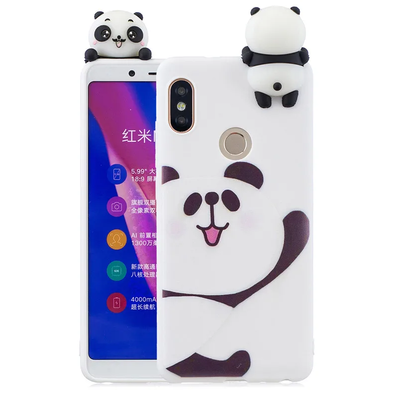 3D, панда, единорог, "Кролик", "Кошка чехол для Xiaomi Mi8 A1 A2 Lite Redmi 8 7 6 7A 8A 4X Note 8T Note 8 iPhone 7 6 Plus 5 iPad Pro 5A Redmi 5 Plus S2 чехол