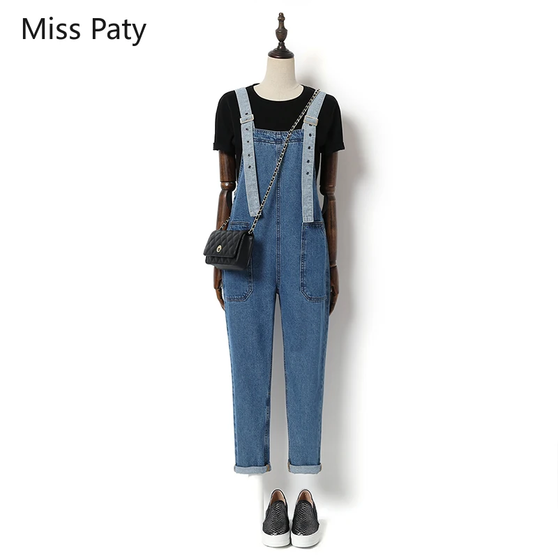 

summer pencil pants jeans overalls woman's high waist long jeans wash denim jumpsuit cowboys boyfriend plus size jeans for women