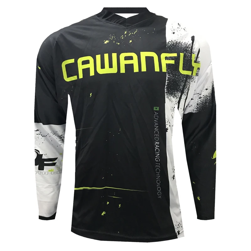 Футболка мужская для мотокросса CWF Enduro MX DH длинная быстросохнущая футболка