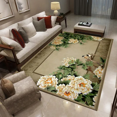 Мультяшные 3D Искусственные перья для гостиной спальни большие коврики