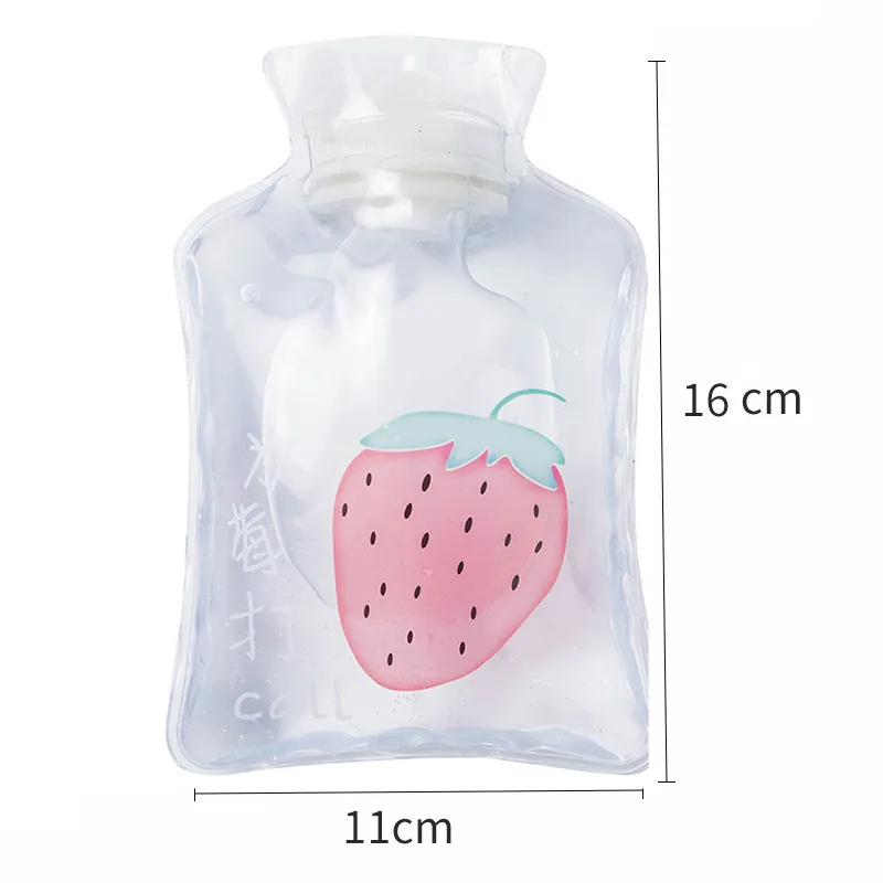 Hifuar милые бутылки для горячей воды мини прозрачный ПВХ ручная Теплая бутылка