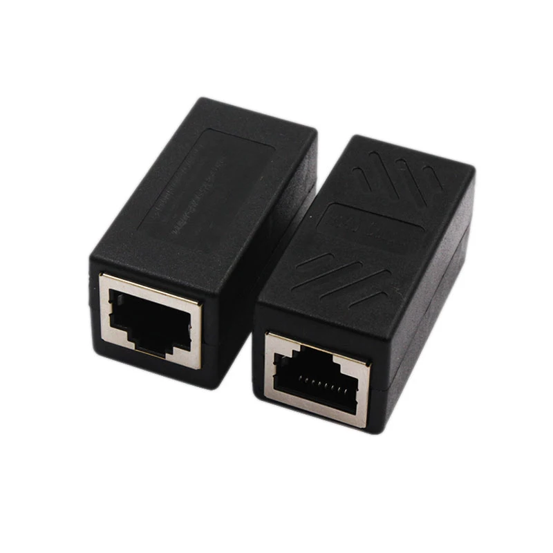 Сетевой Ethernet двойная прямая головка Lan кабель Соединительный соединитель RJ45 CAT 5 5E