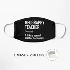География учитель определенных маска Для женщин мужские дети 3d смешной рот Mark крышка уход за кожей лица моющиеся в стиле хип-хоп вечерние магия