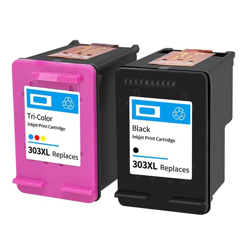 Buy Einkshop cartucho de tinta para impressora hp 303xl, compatível com hp 303, hp envy 6220, 6222, 6230, 6234, 6252, 6255, 7120 e 7130