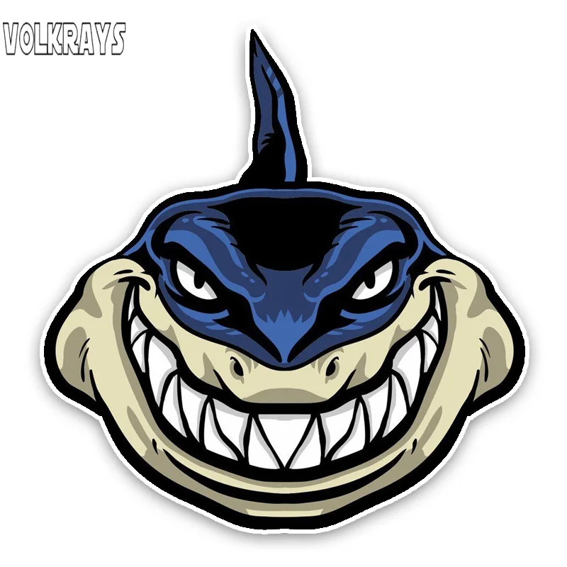 Прекрасный автомобильный стикер Volkrays аксессуары акулы отражающий чехол