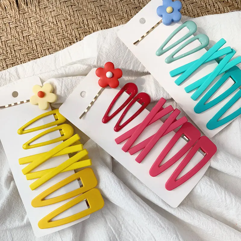 7 шт./компл. женские заколки для волос в виде цветка карамельных цветов милые