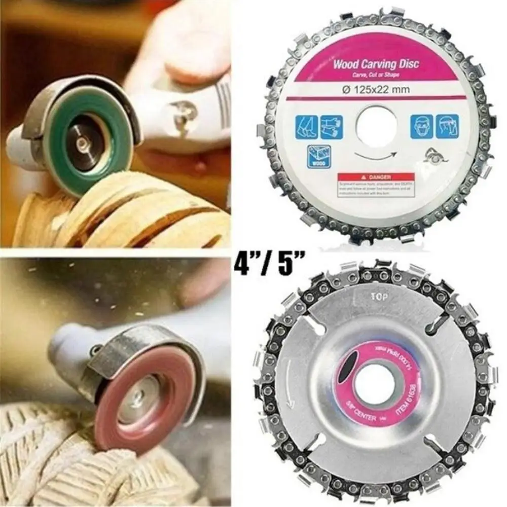 Wood Carving Cutting Saw Blade Sturdy Durable 5 Inch 22 T Polishing Set Grinding Sanding Finisher Disk | Инструменты