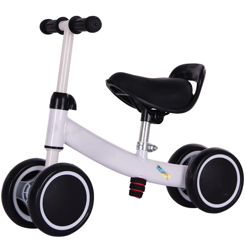 4 Wheel Baby Balance Bike Walker Kids Ride on Toy Gift for 1-2-3 Years old Children for Learning Walk Scooter Kick Scooter