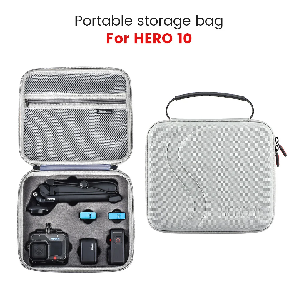 

Сумка для хранения GoPro Hero 10, Портативная сумка через плечо, устойчивая к царапинам и падениям, чехол для переноски, аксессуары для Gopro 9