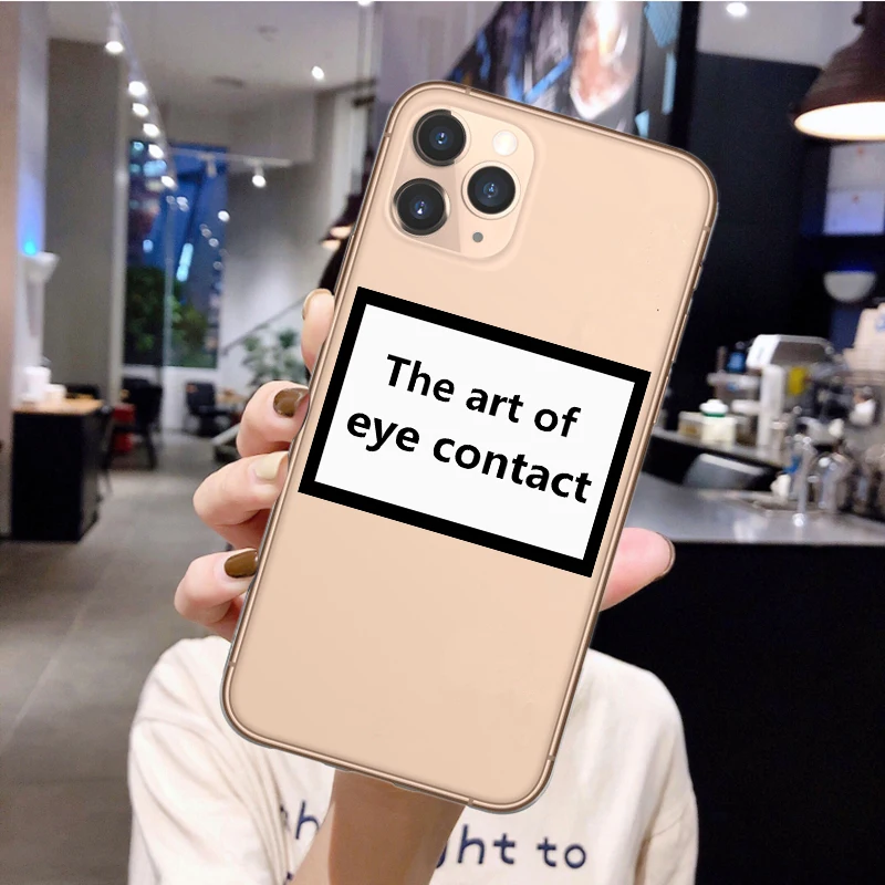 

Funny Letter Phone Case for iPhone 11 8 7 6s Plus X XS MAX XR 11Pro Max Cases Fashion Soft Silicone TPU Back Covers Accessories