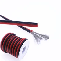2pin high quality extra soft silicone wire 24awg 22 20 18 16 14 12awg high temperature resistance red black silicone cable