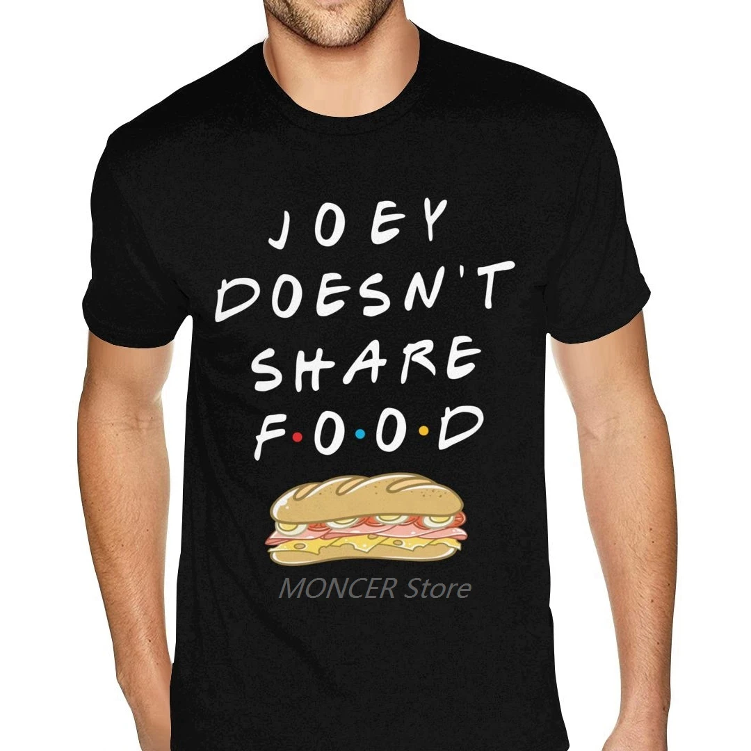 

Striped Doesn Share Food TV Show Shirts Short Sleeve Man Male 4XL Black Shirt