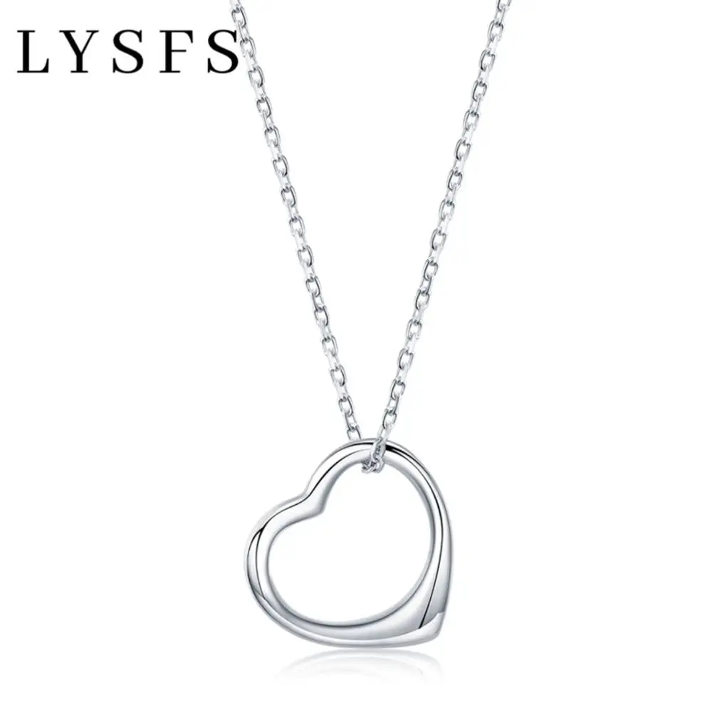Женское классическое ожерелье SODROV Love Shape из стерлингового серебра 925 пробы с