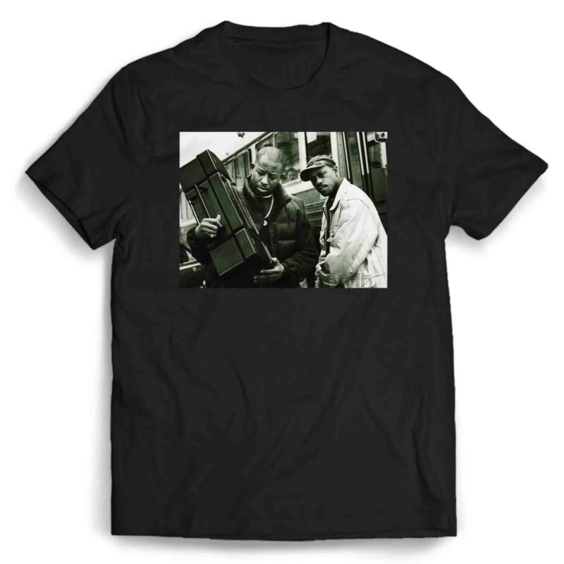 Первоклассная Мужская Женская и мужская футболка Gangstarr Dj |