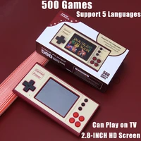 k30 handheld video game console portable game player built in 500 games tv retro gaming console 2 8 inch screen gift for kids