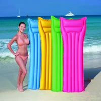 outdoor water floating sleeping bed swimming floating bed lounger inflatable beach air mattress