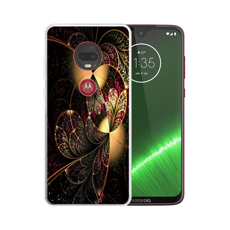 Для MOTO G7 Plus G6 P30 Note Z4 Z3 Play мягкие силиконовые прозрачные ТПУ чехол фантазия ретро с