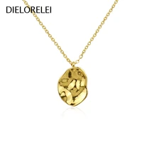 dielorelei 925 sterling silver niche temperament simple necklaces pendants light luxury eliminates metal allergies