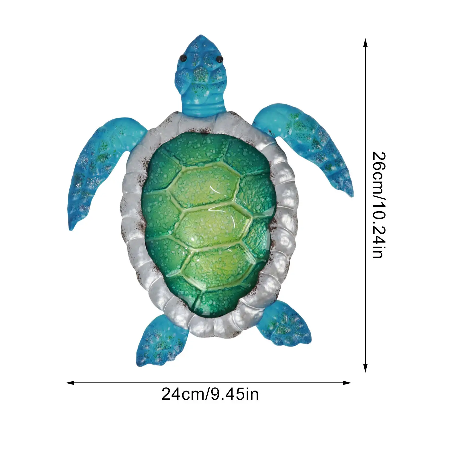 

Metal Simulated Beetle Cartoon Mini Seven Star Ladybug Animal Hanging Wall Art Hanger DIY Garden Fence Home Decor New Kid toys