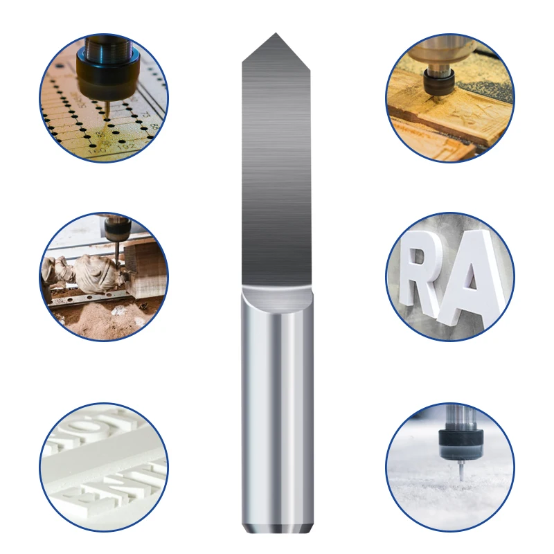 Гравировальное долото для печатной платы 1 шт. 6 мм хвостовик карбидная фреза с