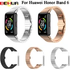 Браслет BEHUA, ремешок для Huawei Watch Band 6 Honor Band6, Смарт-часы, классический ремешок для часов с инструментом, аксессуары, браслет