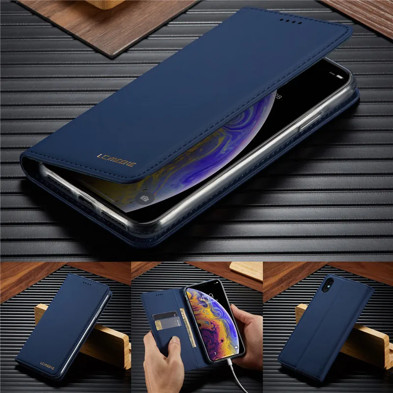 Флип кожаный чехол-бумажник для iPhone XR XS Max X чехол с магнитной картой для iPhone 11 Pro Max 6 6S 7 8 Plus чехол для телефона Coque Hoesje