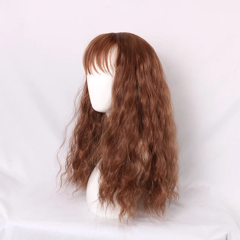 Парик для косплея Гермиона Джейн Грейнджер длинные волнистые коричневые