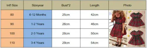 Xmas Clothing Toddler Kids Baby Girls Clothes Short sleeve Christmas Red Plaid Bowknot Tutu Dress Checked Santa Gown 6M-4T | Детская