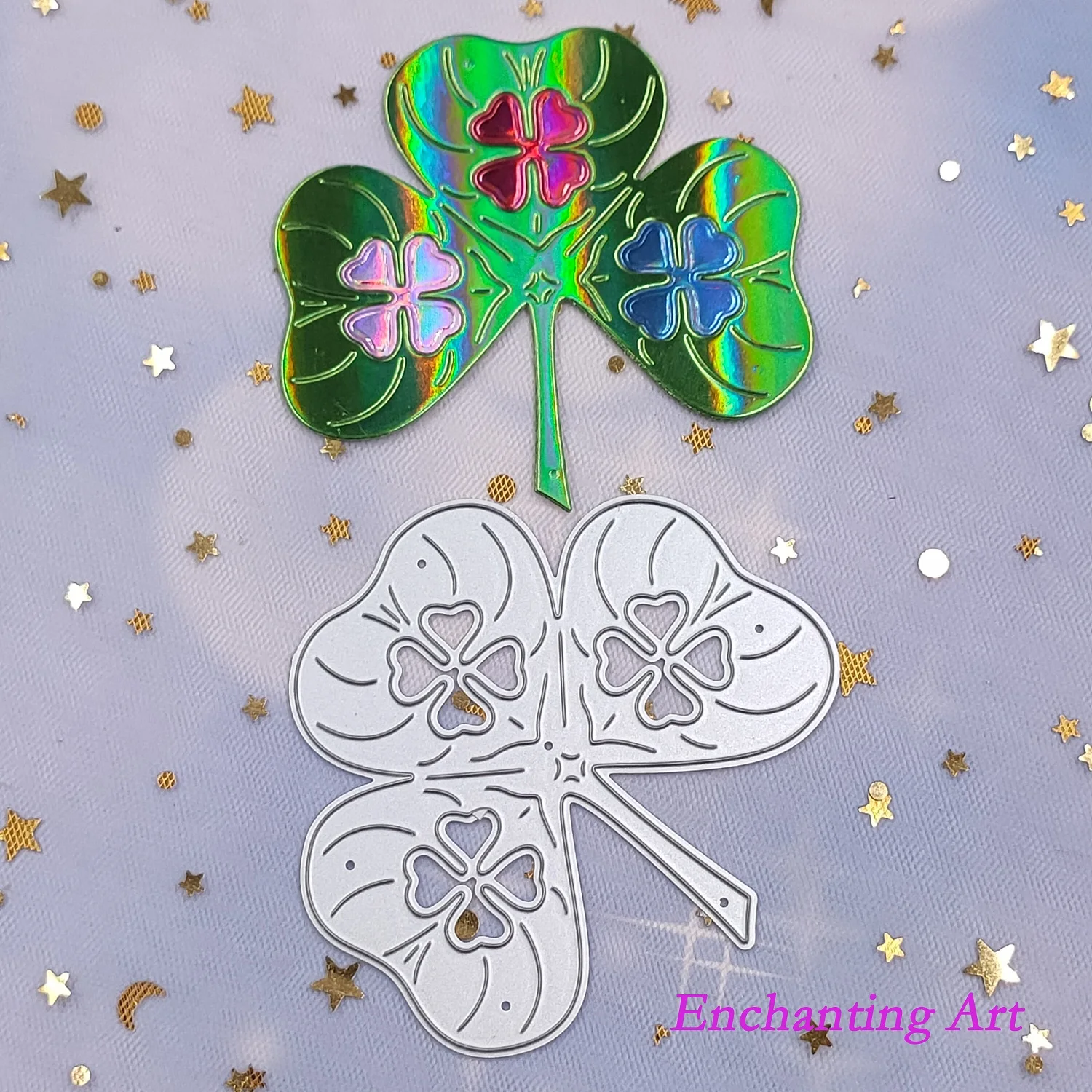 Металлические Вырубные штампы с красивым клевером новинка 2021 трафареты для
