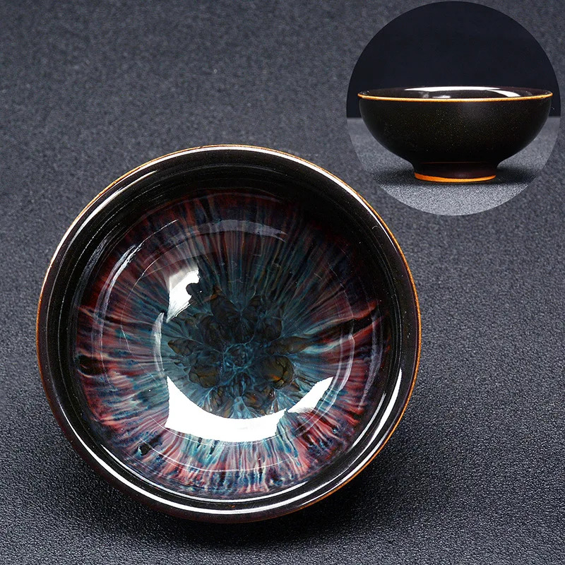 Оригинальная керамическая чашка для чая со льдом и трещиной глазурью Офисная