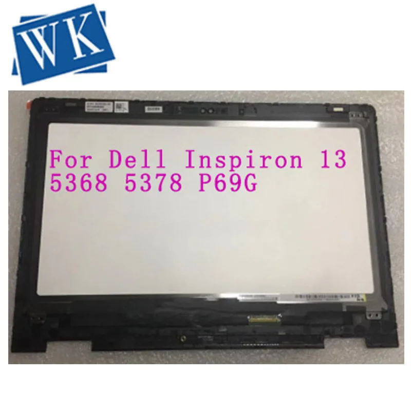 13," дюймовый ЖК-экран для Dell Inspiron 5368 5378 P69G преобразователь изображений для сенсорного дигитайзера B133HAB01.0 NV133FHM A11 FHD дисплей