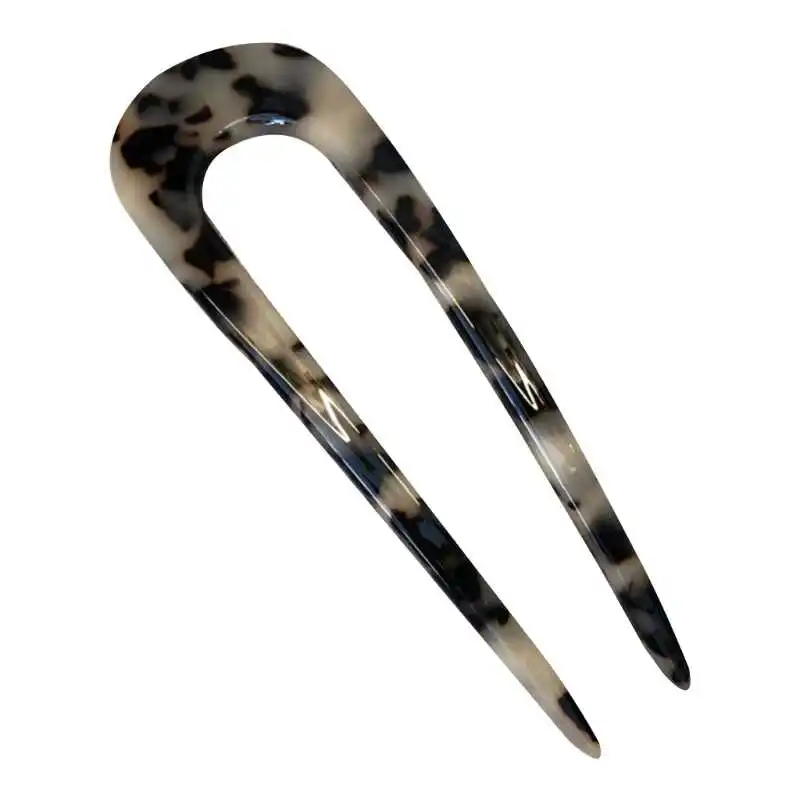 

U in the form of hair fork sticks 2 pins turtle shield hairpin 649c