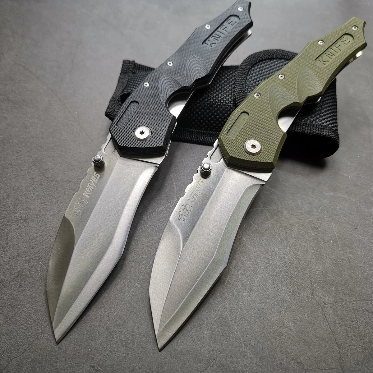 G10 Ручка Открытый походный Нож EDC инструмент для охоты походная Рыбалка