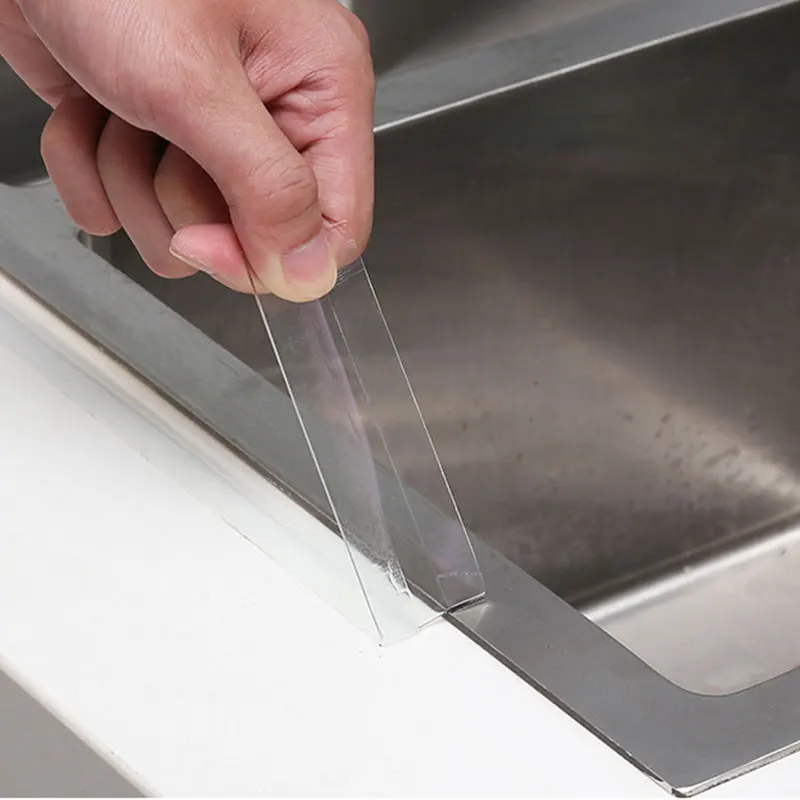 Клейкая лента прозрачная для ванной и кухни самоклеящаяся 1/3/5 м|Лента| |