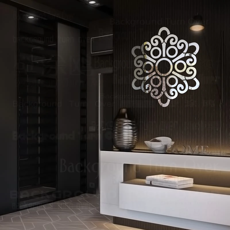 Зеркальный настенный стикер s для домашнего декора детские комнаты спальни